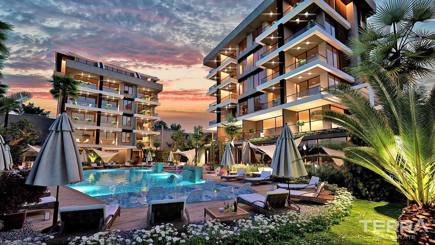 Alanya Apartments in Kargıcak with Free WiFi and Cafe in the Complex - 63113