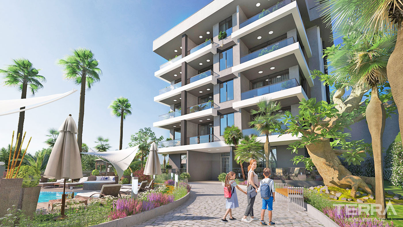 Alanya Apartments in Kargıcak with Free WiFi and Cafe in the Complex - 63115