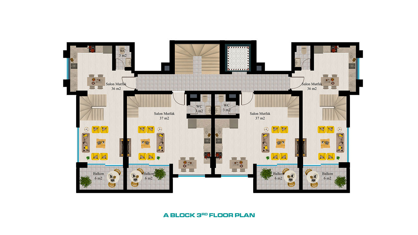 Alanya Apartments in Kargıcak with Free WiFi and Cafe in the Complex - 63131