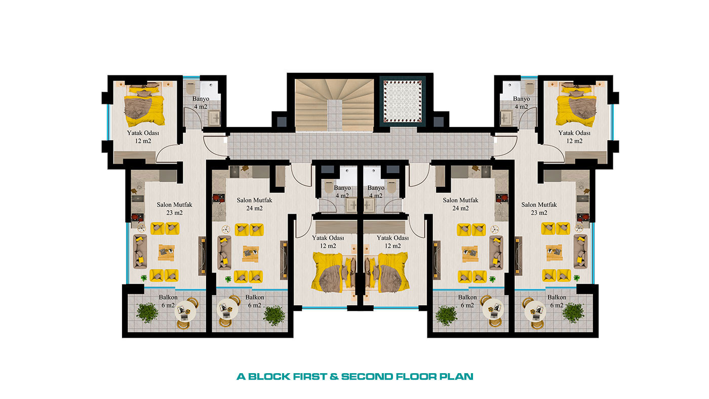 Alanya Apartments in Kargıcak with Free WiFi and Cafe in the Complex - 63132