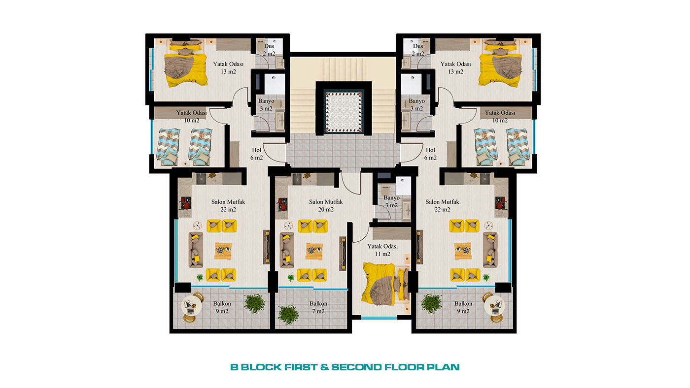 Alanya Apartments in Kargıcak with Free WiFi and Cafe in the Complex - 63146
