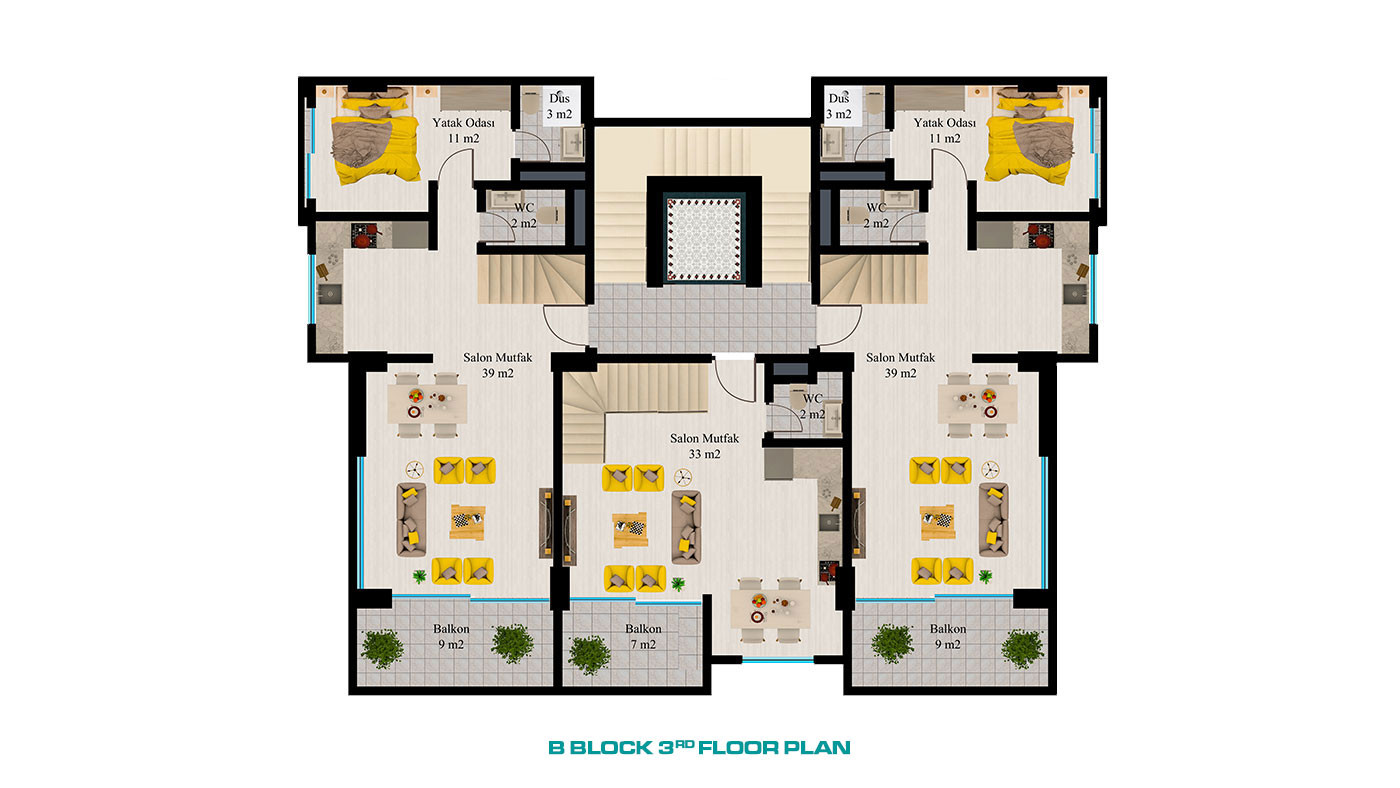 Alanya Apartments in Kargıcak with Free WiFi and Cafe in the Complex - 63147