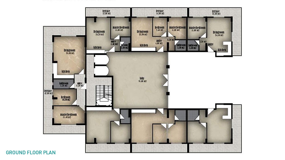 Affordable luxury apartments in Konyaalti, Antalya - 1414