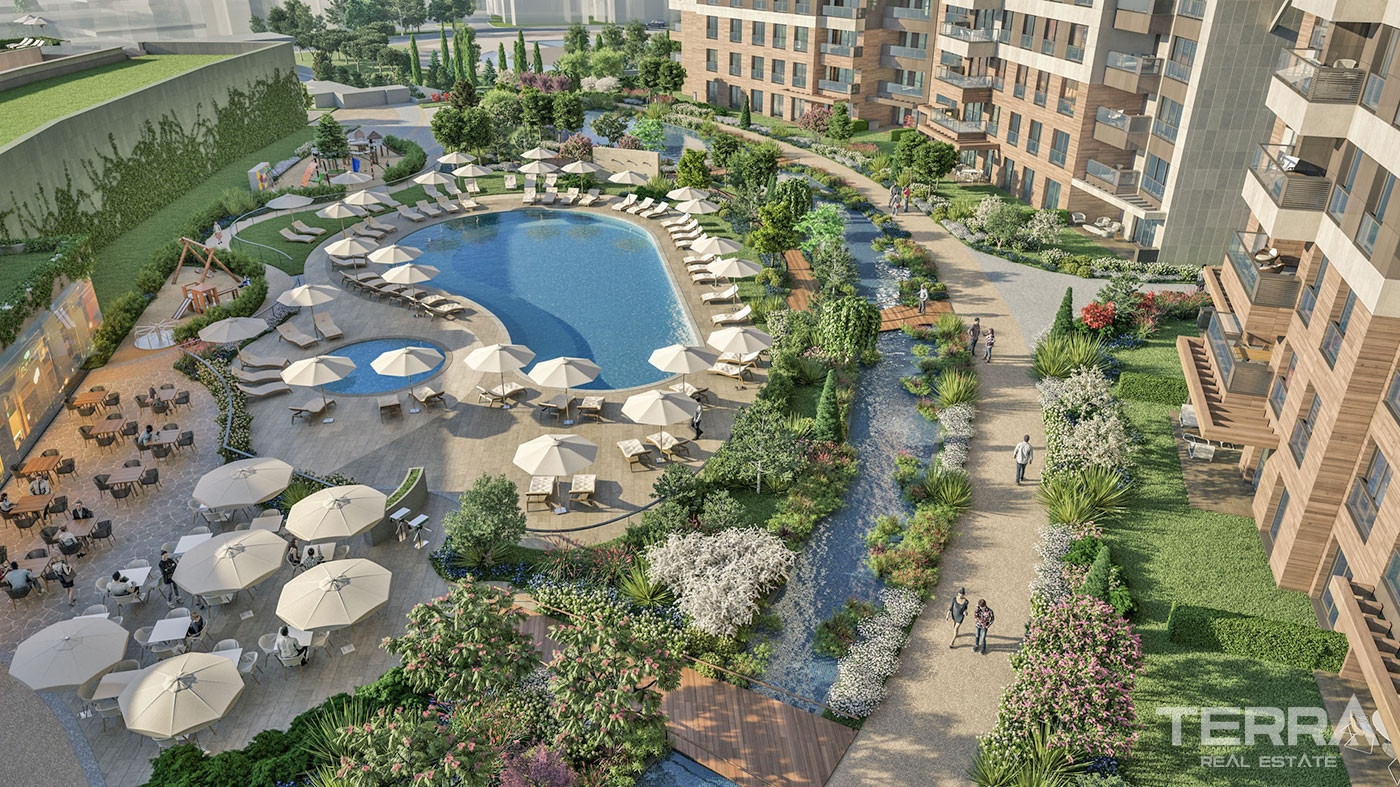 Apartamenty z widokiem na morze w luksusowym projekcie w Stambule Maltepe - 63261