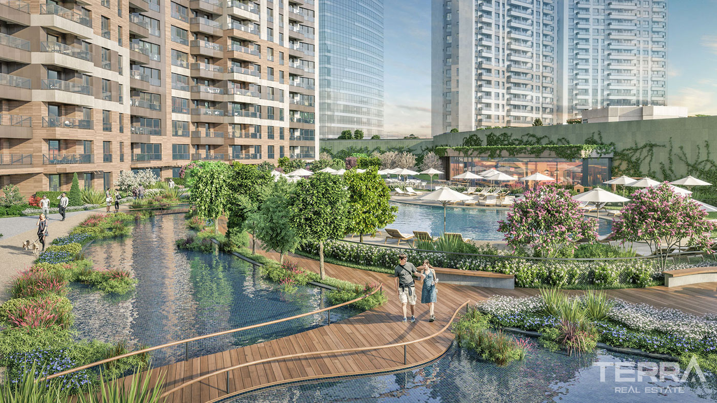 Apartamenty z widokiem na morze w luksusowym projekcie w Stambule Maltepe - 63262