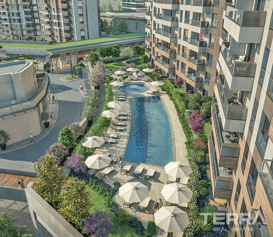 Apartamenty z widokiem na morze w luksusowym projekcie w Stambule Maltepe - 63263