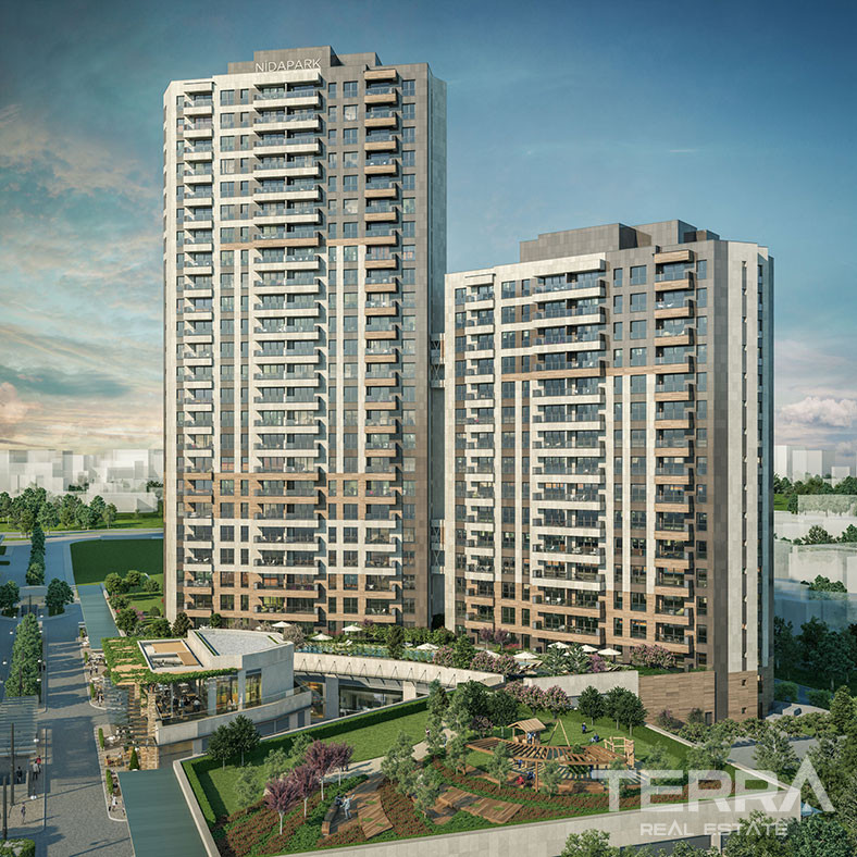 Apartamenty z widokiem na morze w luksusowym projekcie w Stambule Maltepe - 63264