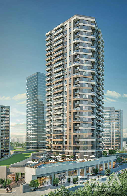 Apartamenty z widokiem na morze w luksusowym projekcie w Stambule Maltepe - 63266