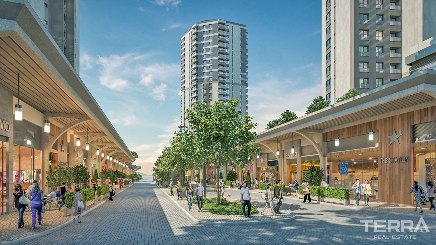 Apartamenty z widokiem na morze w luksusowym projekcie w Stambule Maltepe - 63268