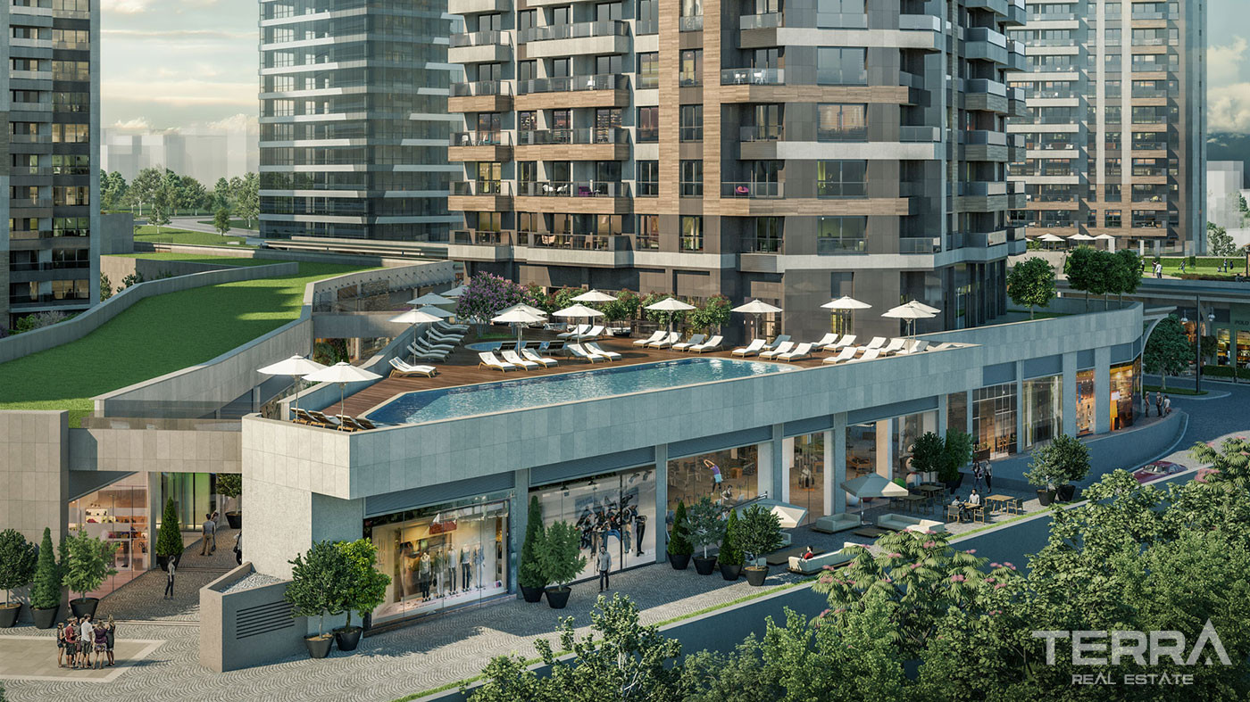Apartamenty z widokiem na morze w luksusowym projekcie w Stambule Maltepe - 63269