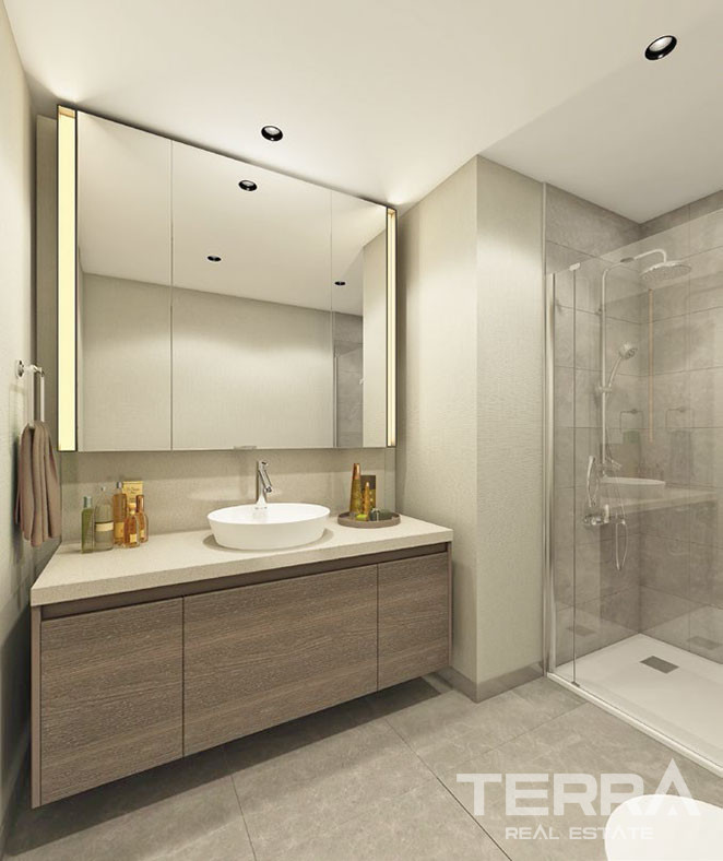 Apartamenty z widokiem na morze w luksusowym projekcie w Stambule Maltepe - 63283