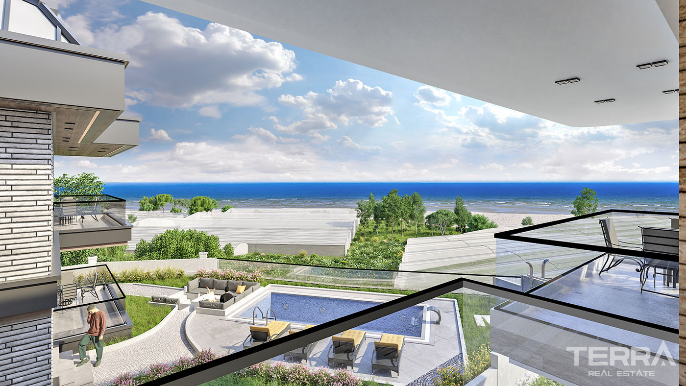High Quality Villas with Private Pool and Elevator in Yeşilöz, Alanya - 63866