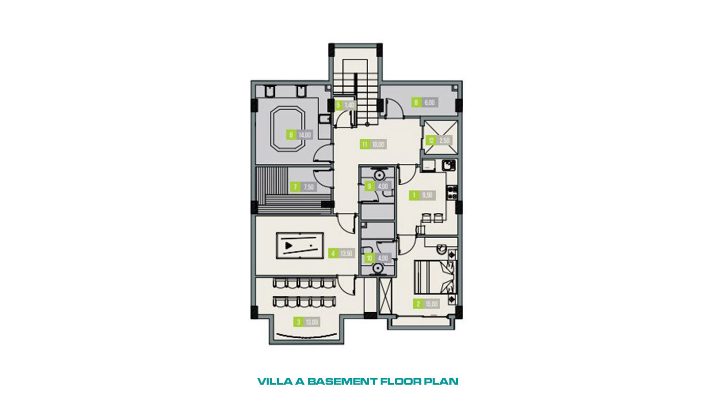 High Quality Villas with Private Pool and Elevator in Yeşilöz, Alanya - 63868