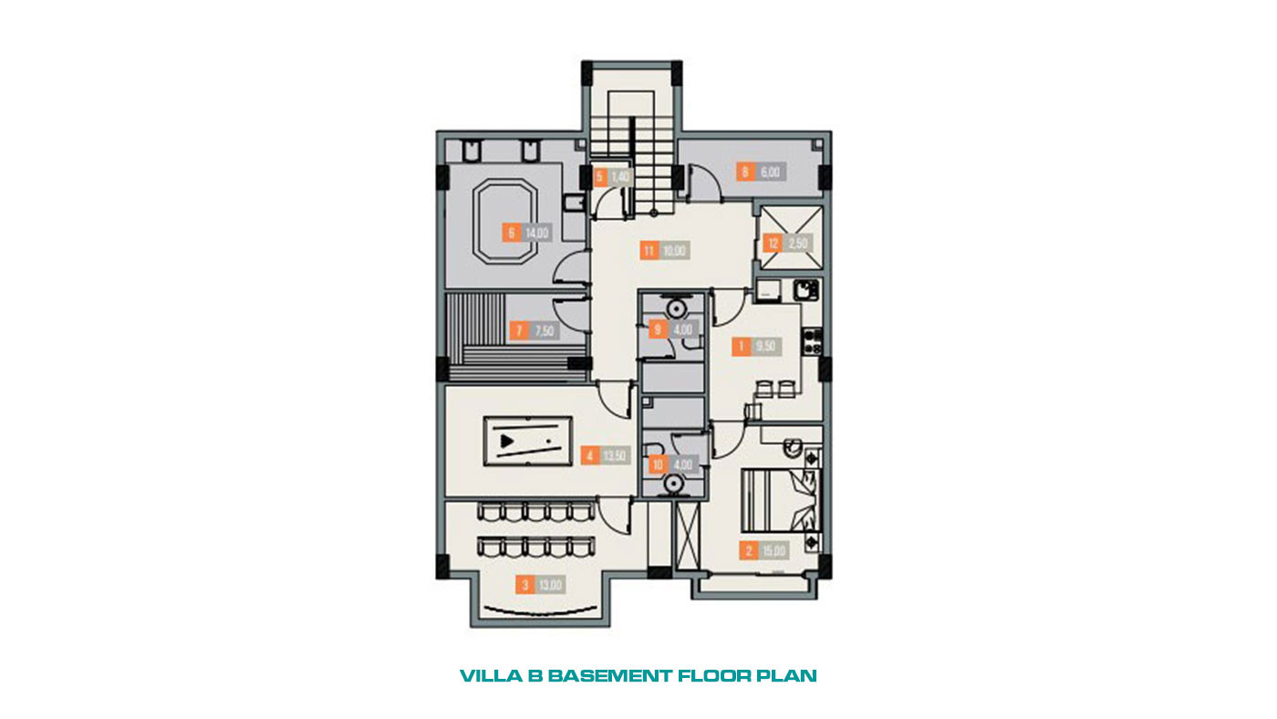 High Quality Villas with Private Pool and Elevator in Yeşilöz, Alanya - 63873