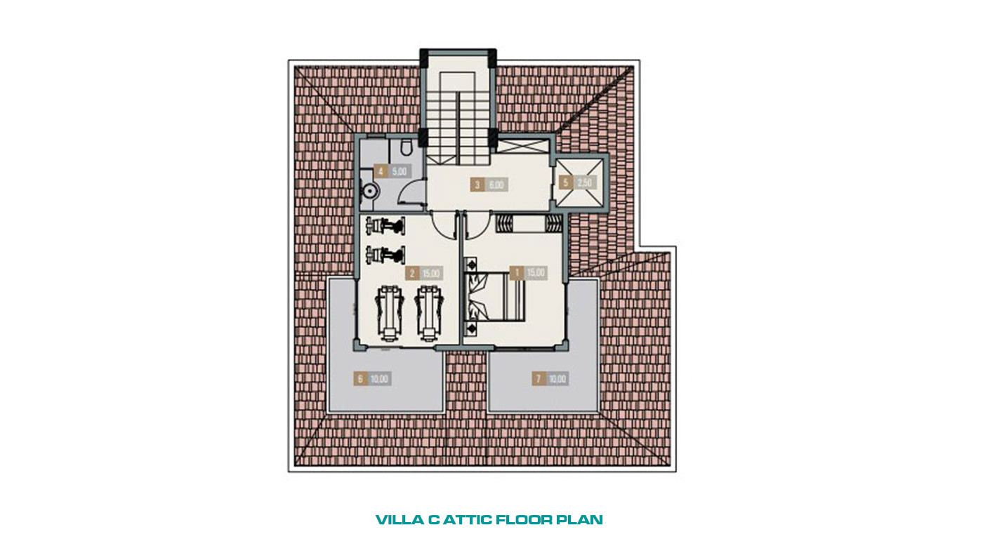 High Quality Villas with Private Pool and Elevator in Yeşilöz, Alanya - 63876
