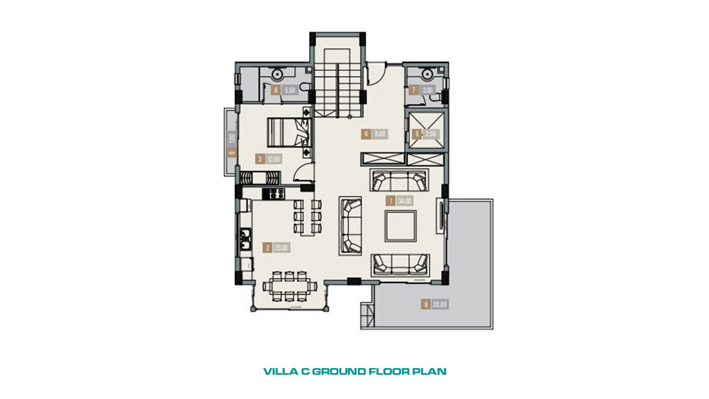 High Quality Villas with Private Pool and Elevator in Yeşilöz, Alanya - 63878