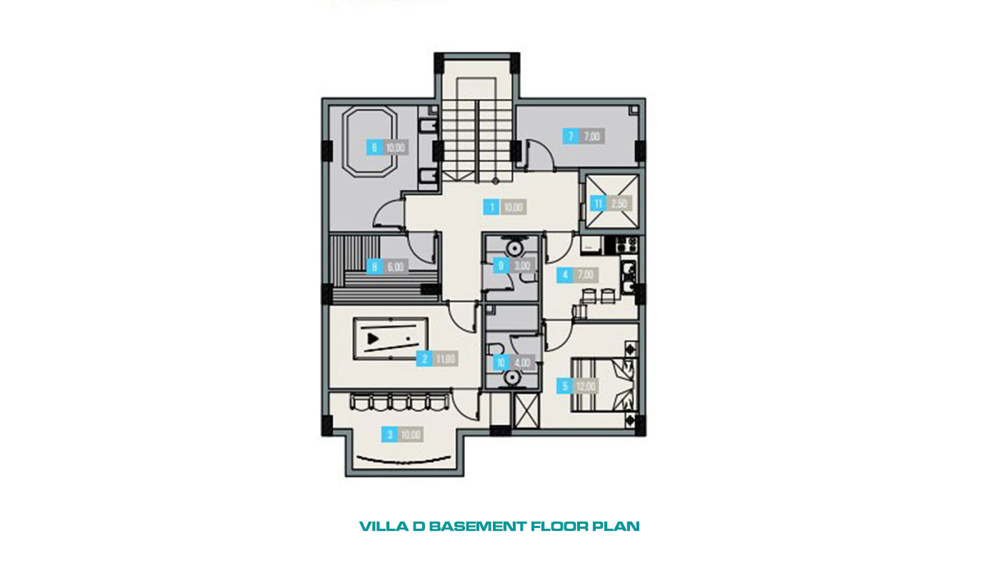 High Quality Villas with Private Pool and Elevator in Yeşilöz, Alanya - 63881
