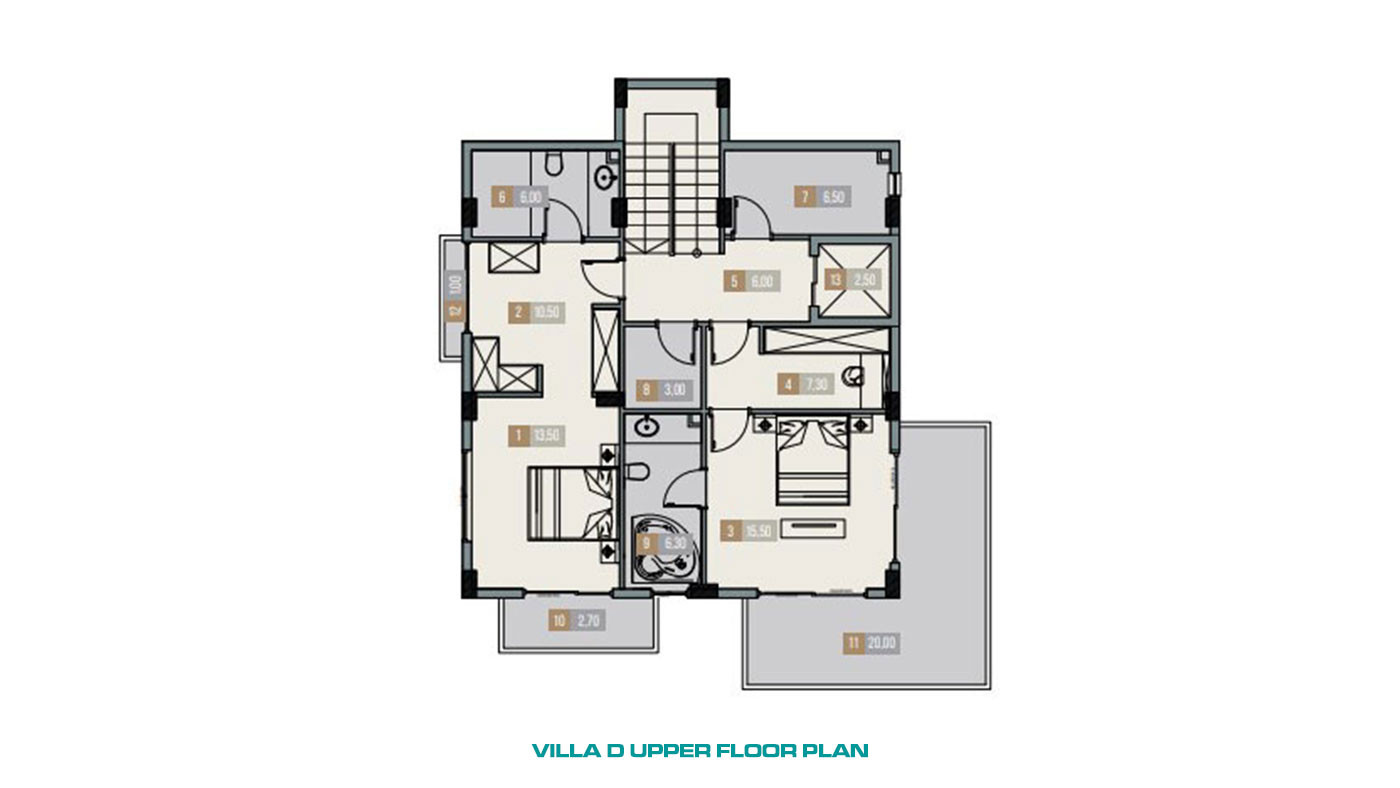 High Quality Villas with Private Pool and Elevator in Yeşilöz, Alanya - 63883