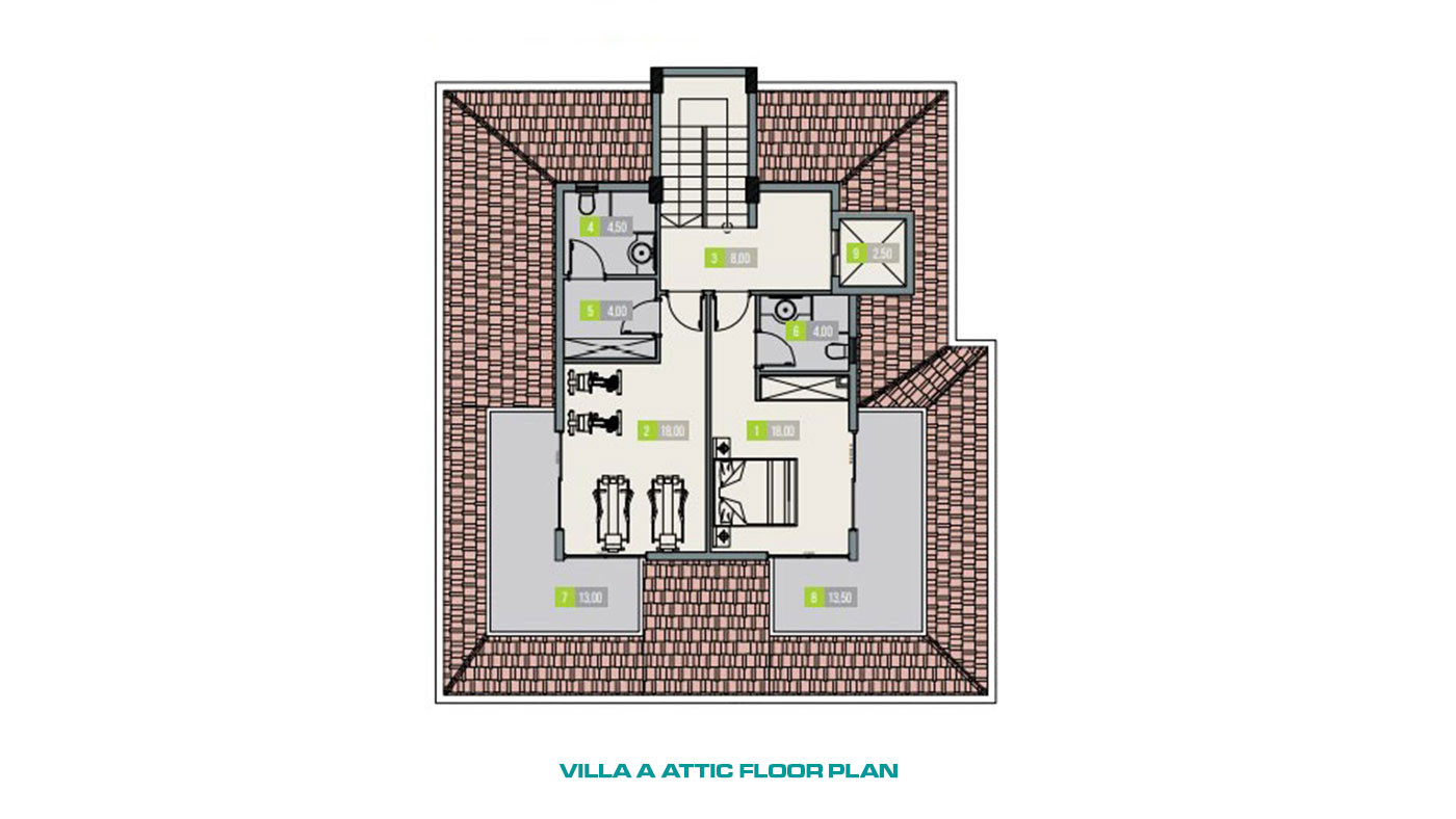 High Quality Villas with Private Pool and Elevator in Yeşilöz, Alanya - 63888