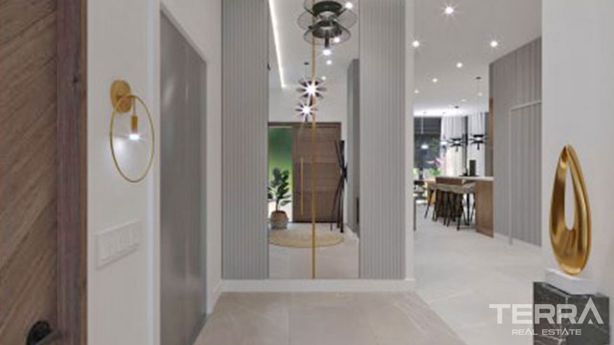 High Quality Villas with Private Pool and Elevator in Yeşilöz, Alanya - 63903