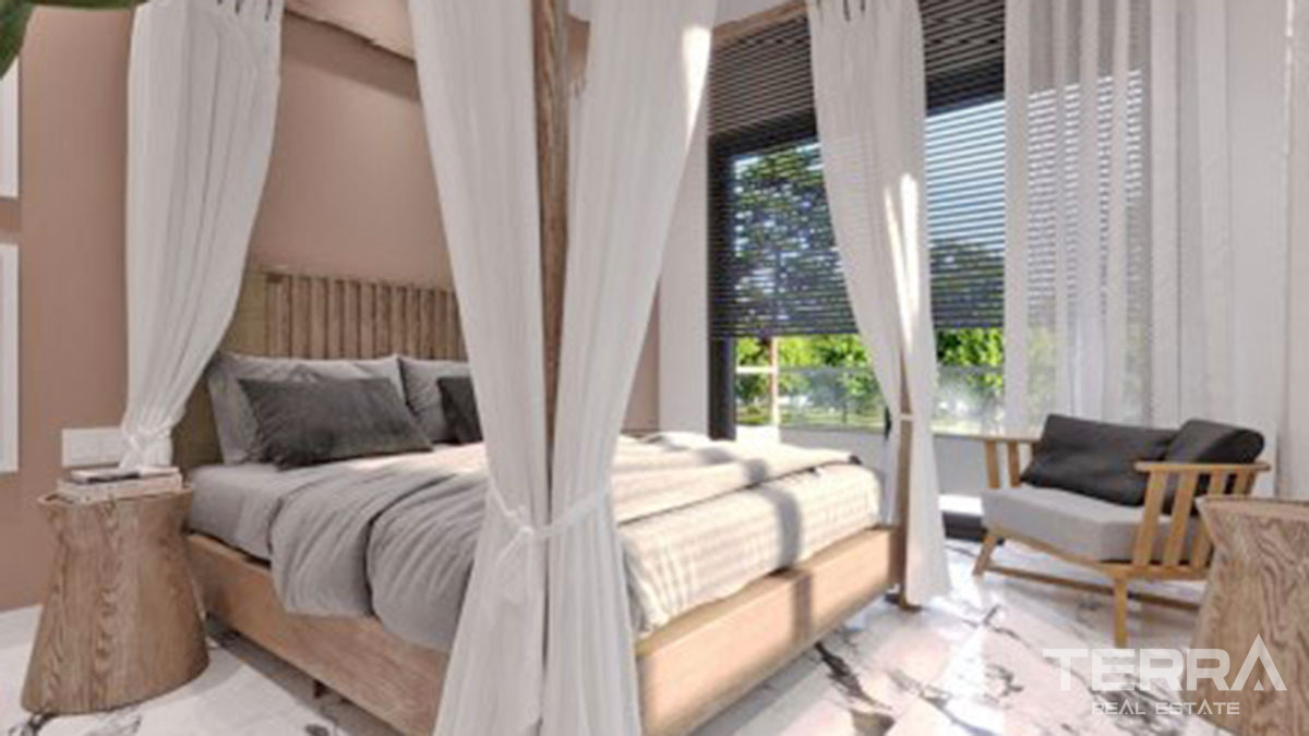 High Quality Villas with Private Pool and Elevator in Yeşilöz, Alanya - 63905