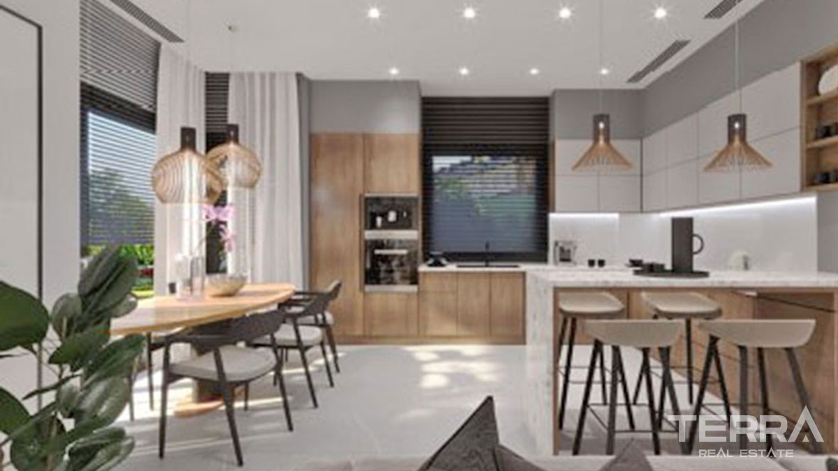 High Quality Villas with Private Pool and Elevator in Yeşilöz, Alanya - 63907