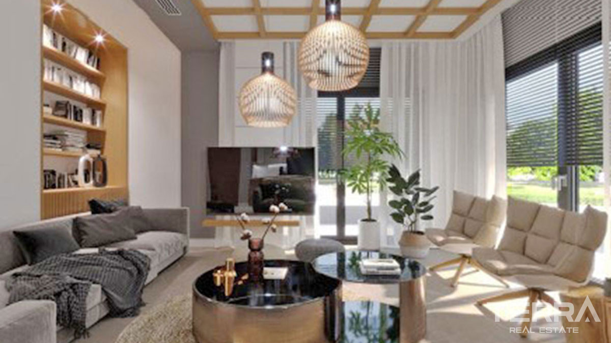 High Quality Villas with Private Pool and Elevator in Yeşilöz, Alanya - 63908