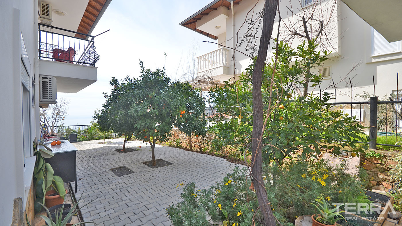 Willa 4+1z rynku wtórnego z widokiem na morze w Alanyi, Tepe - 63977