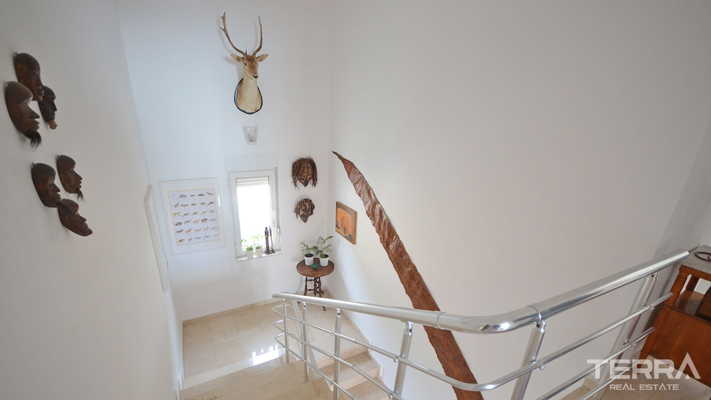 Willa 4+1z rynku wtórnego z widokiem na morze w Alanyi, Tepe - 63995