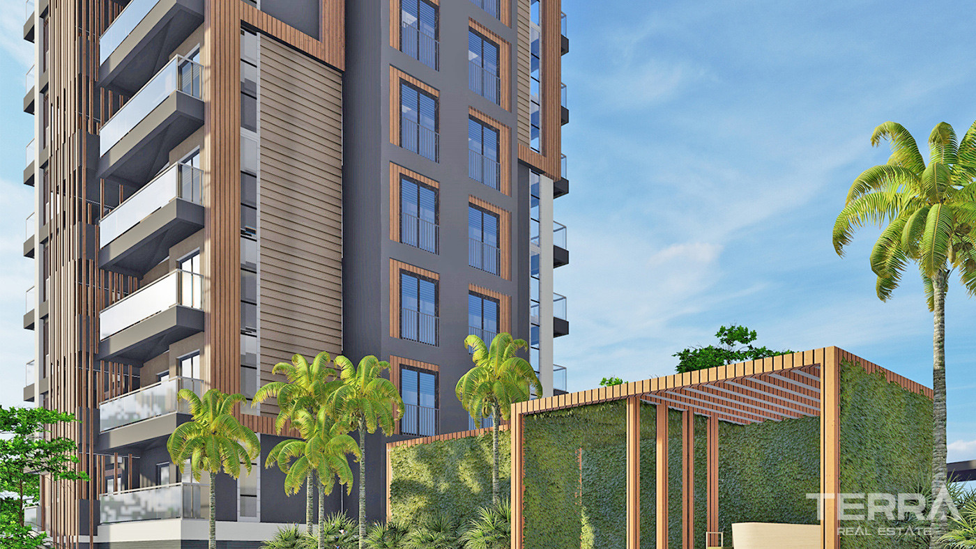 Niesamowite apartamenty z widokiem na morze w Avsallar w Alanyi - 64143
