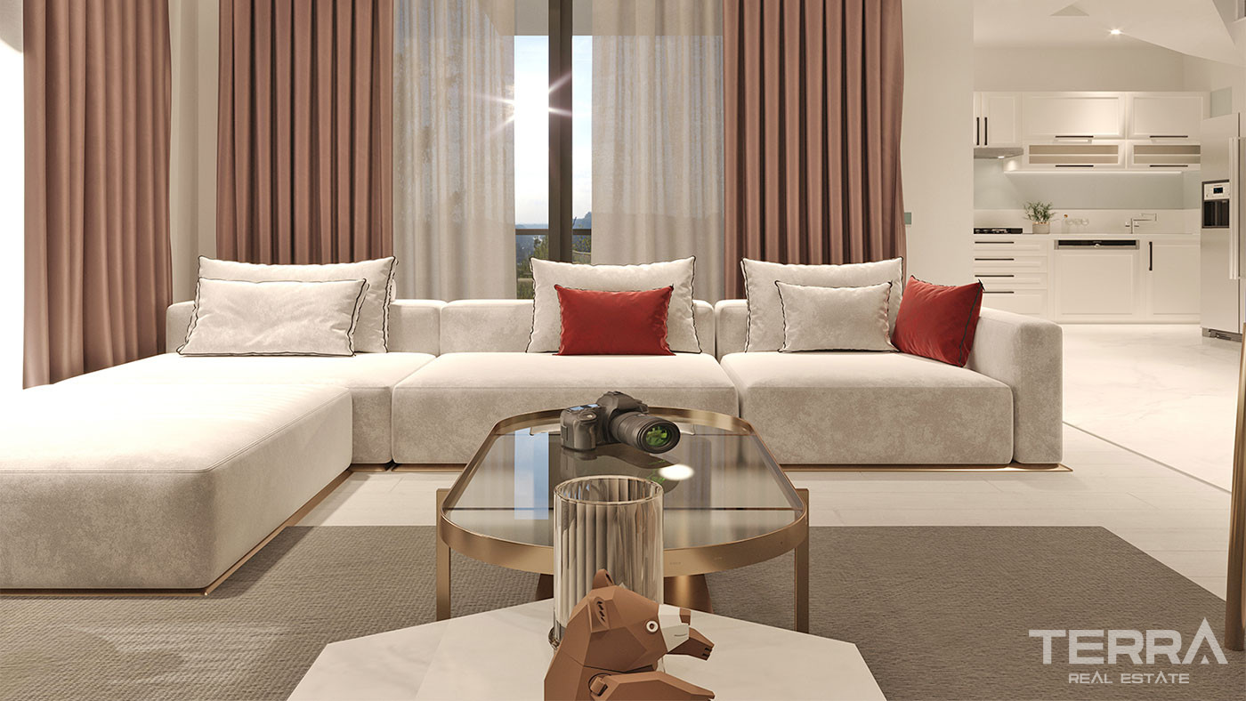 Niesamowite apartamenty z widokiem na morze w Avsallar w Alanyi - 64168