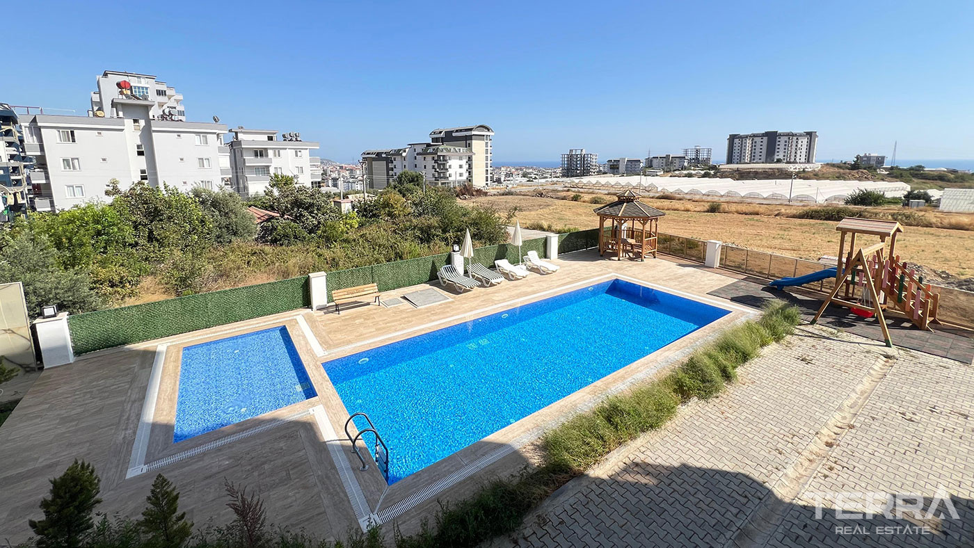 Appartements abordables avec vue mer à vendre à Payallar, Alanya - 120020