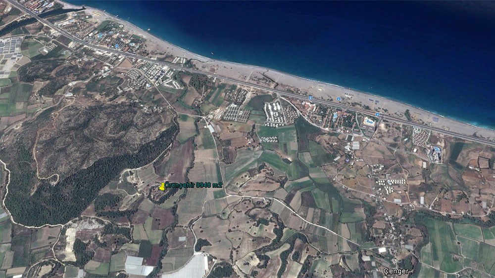 9948 m2 land for sale in Örenşehir, Manavgat - 1543