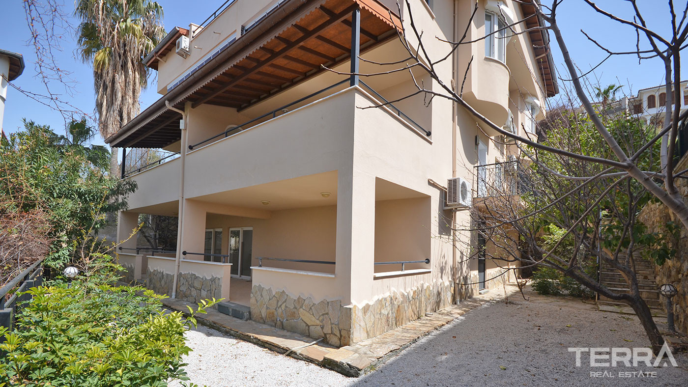 Apartament w Alanyi, Kargıcak w kompleksie z widokiem na morze - 64768