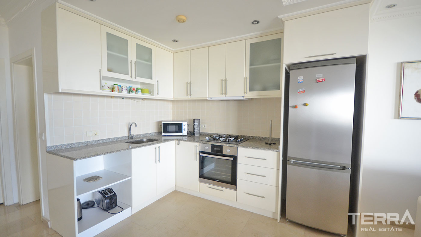 Apartament w Alanyi, Kargıcak w kompleksie z widokiem na morze - 64775