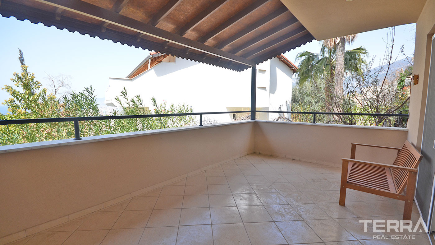Apartament w Alanyi, Kargıcak w kompleksie z widokiem na morze - 64790