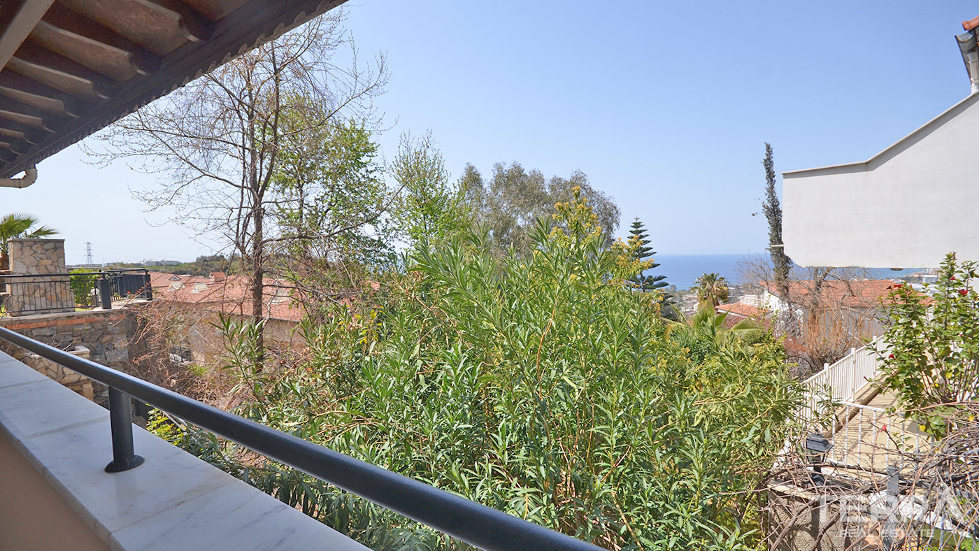 Apartament w Alanyi, Kargıcak w kompleksie z widokiem na morze - 64791