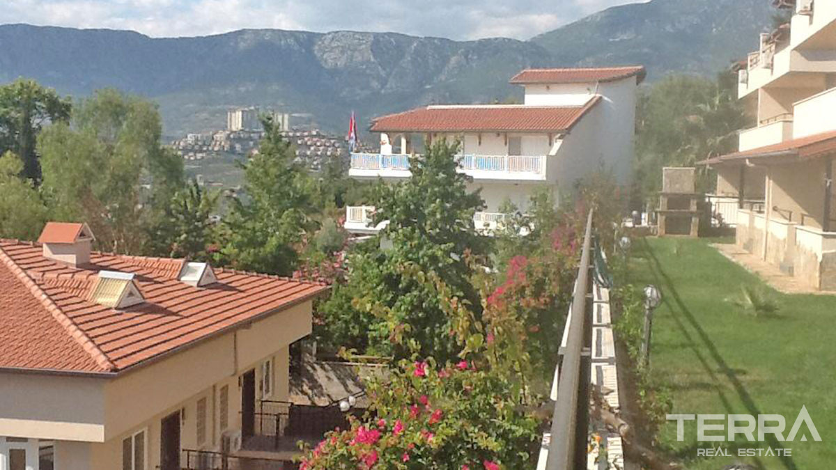Apartament w Alanyi, Kargıcak w kompleksie z widokiem na morze - 65218