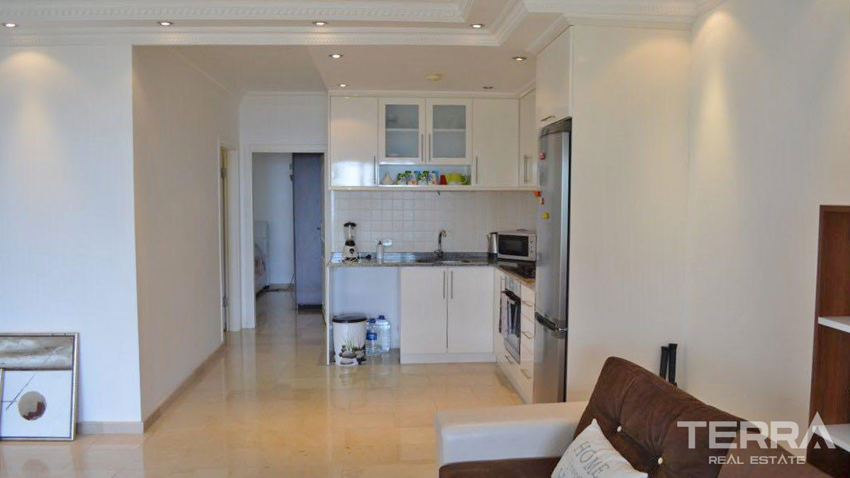 Apartament w Alanyi, Kargıcak w kompleksie z widokiem na morze - 65235