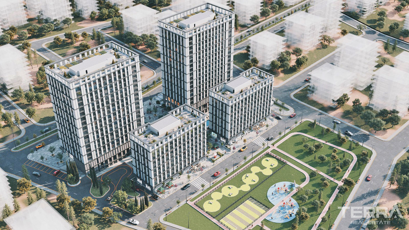 Investmet Flats in Istanbul, Ümraniye with Luxury Social Facilities