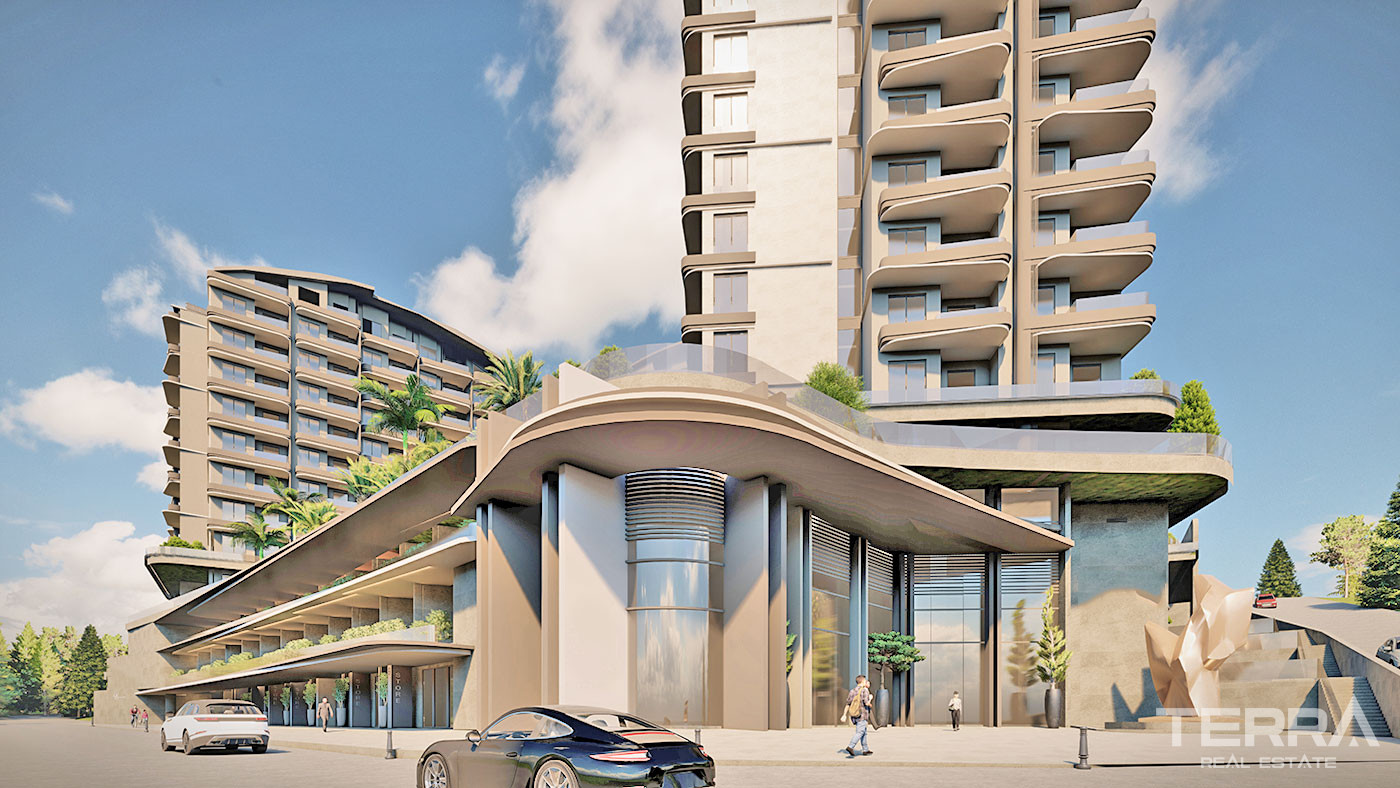 Exclusive Sea View Flats in Alanya, Avsallar in a Premium Complex