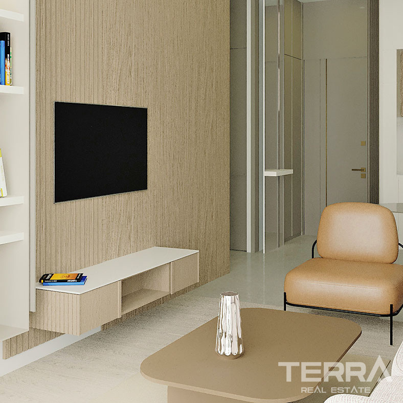 Apartamenty z widokiem na morze w Okurcalar w pobliżu Avsallar - 64877