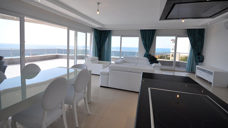 Apartments mit Meerblick und außergewöhnlichen Terrassen in Konakli - 1576