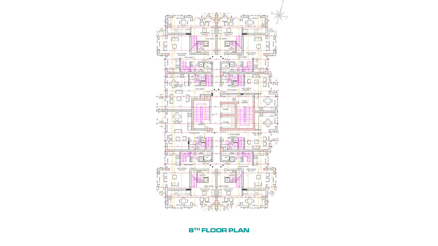 Key Ready Apartments in Antalya Konyaaltı Suitable for Investment - 65080