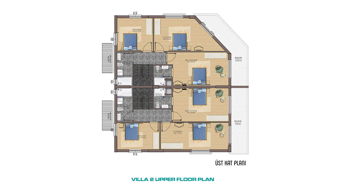 Riverfront Villas with Private Pool and Garden in Belek - 65181