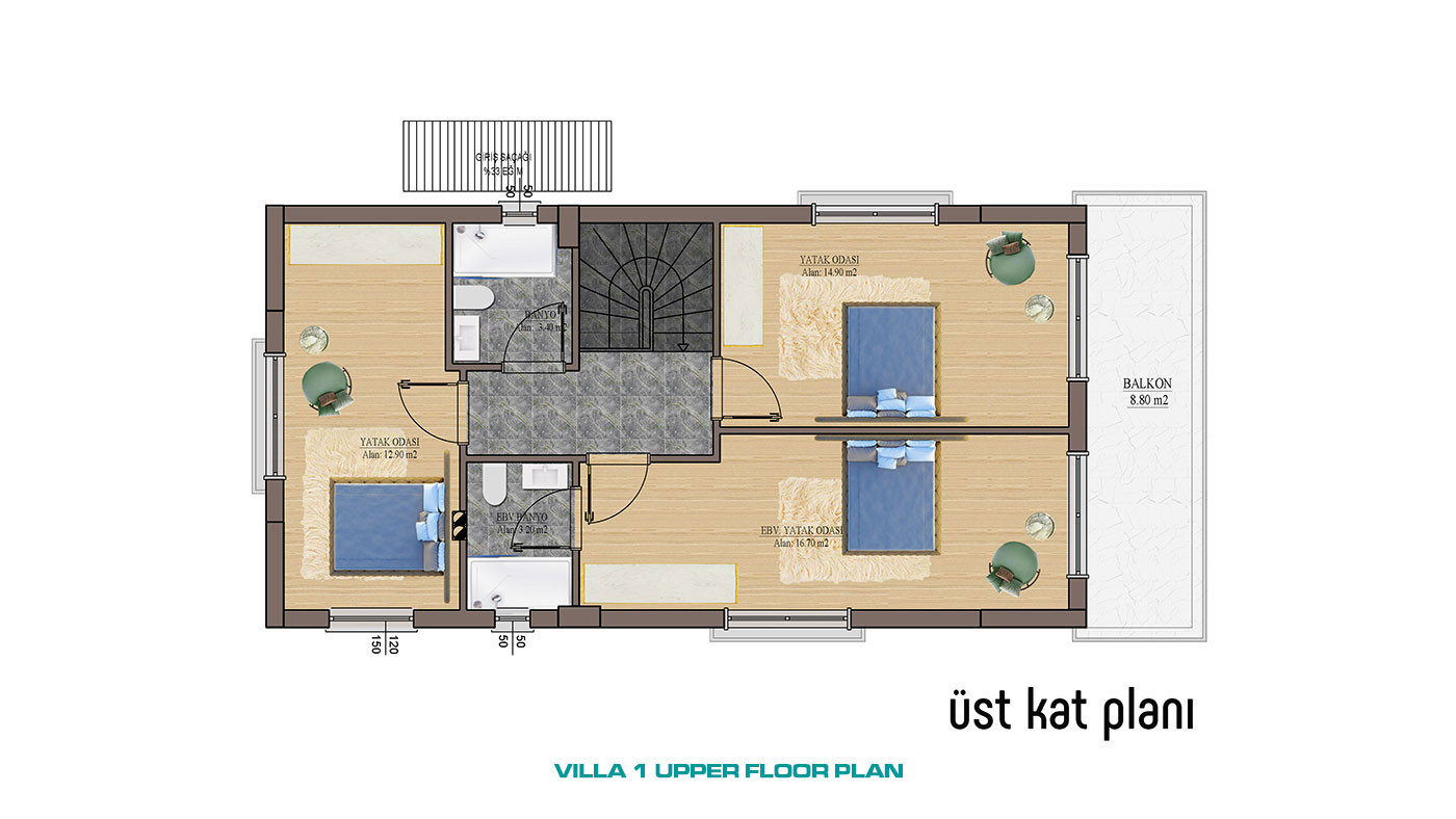 Riverfront Villas with Private Pool and Garden in Belek - 65182