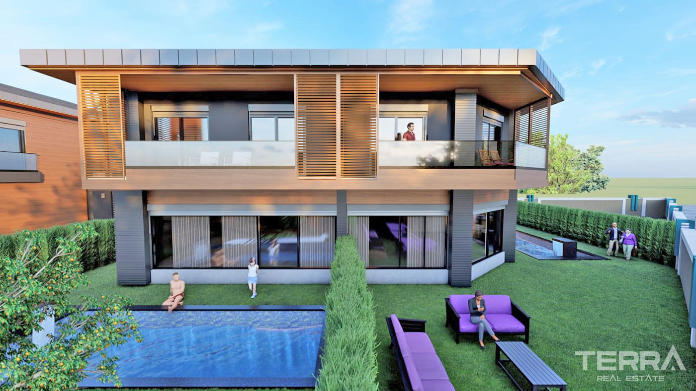 Riverfront Villas with Private Pool and Garden in Belek - 65202