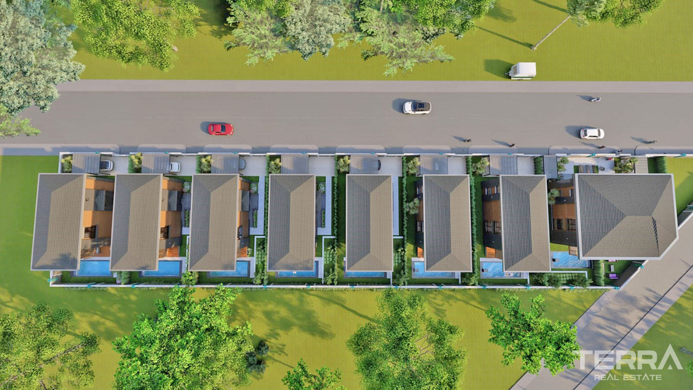 Riverfront Villas with Private Pool and Garden in Belek - 65204