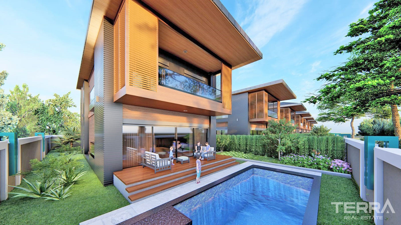 Riverfront Villas with Private Pool and Garden in Belek - 65210