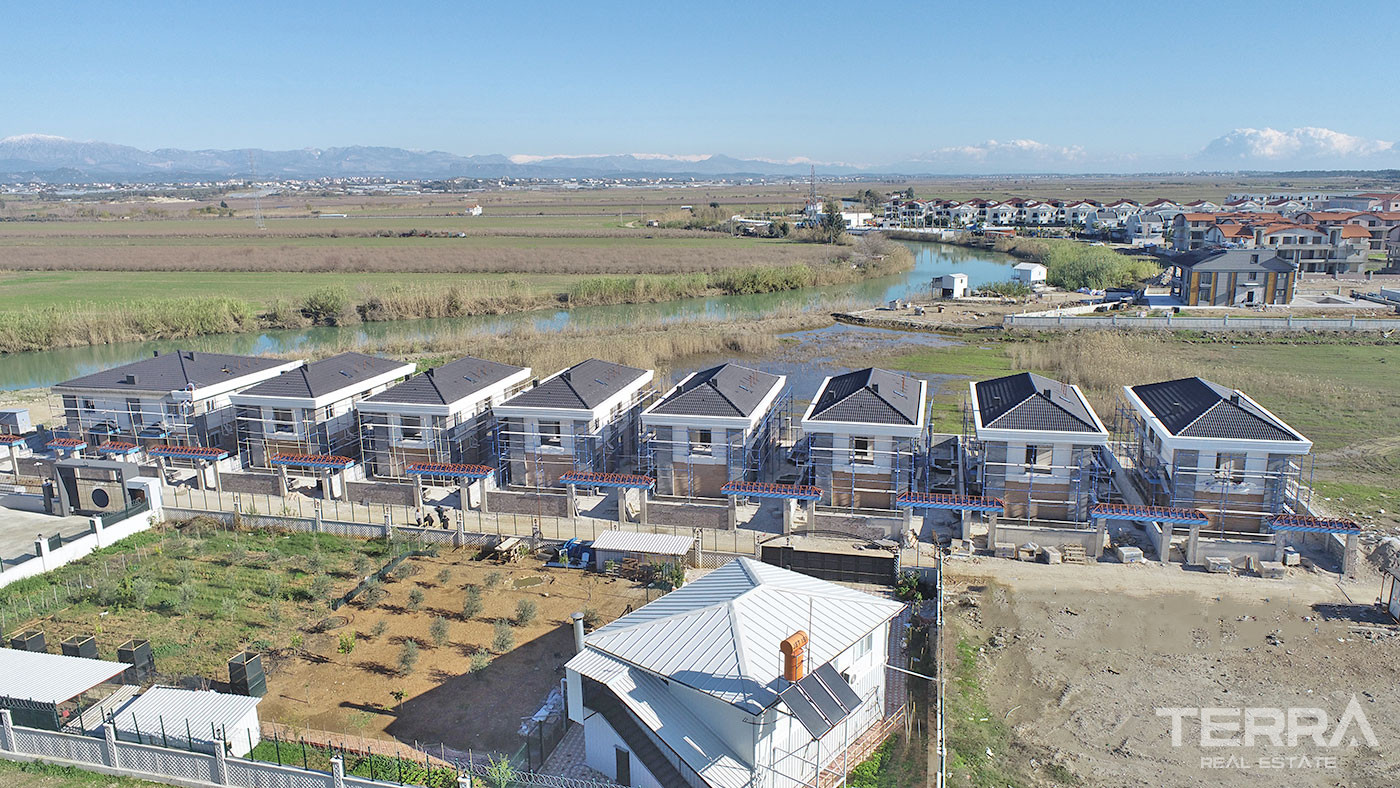 Riverfront Villas with Private Pool and Garden in Belek - 65215